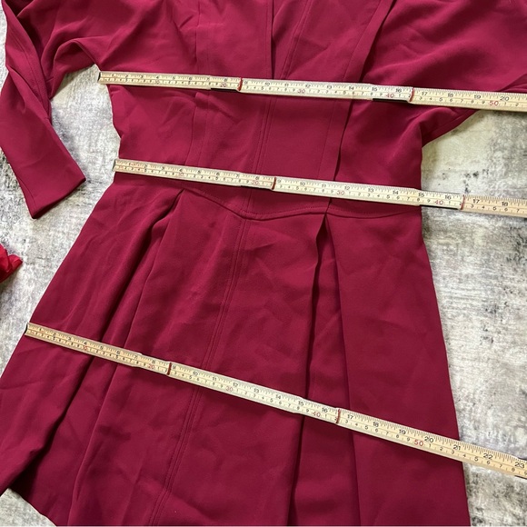 IRO red crepe a-line mini dress, size 38, medium - Picture 14 of 16